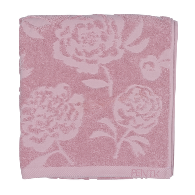 Pentik Pioni Bath Towel, pink