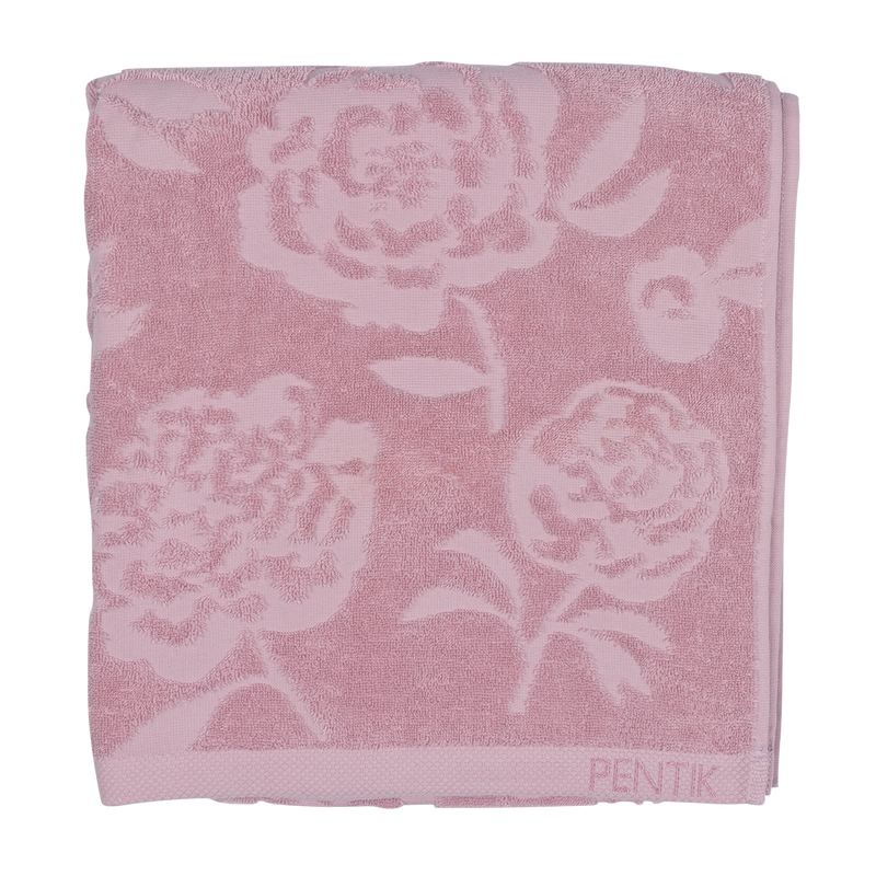 Pentik Pioni Bath Towel, pink
