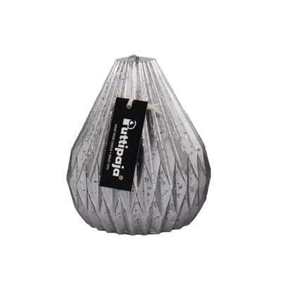 Puttipaja Metallic Drop Candle, silver\