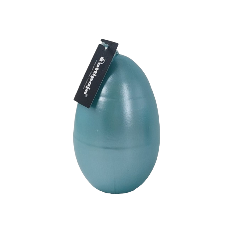 Puttipaja Pearlescent Egg Candle, turquoise