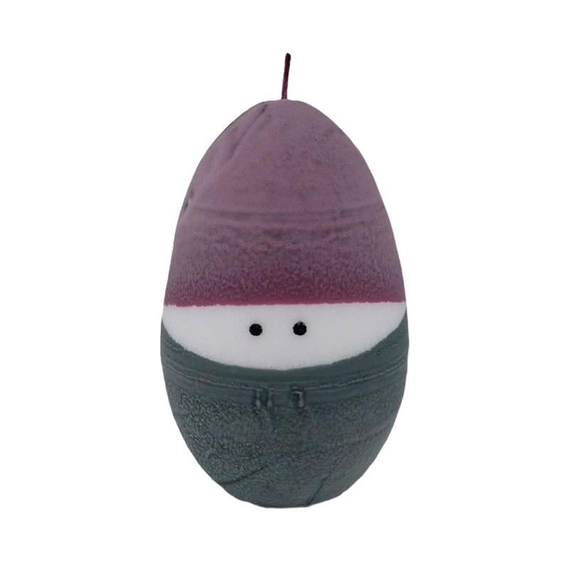 Puttipaja Sauna Tonttu Candle, plum/grey