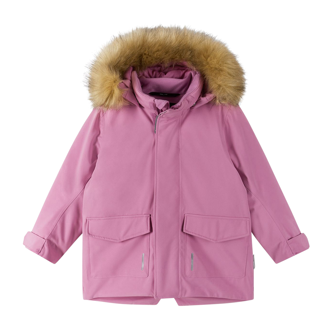 Reima Toddlers' Mutka Waterproof Winter Parka - Mauve Pink