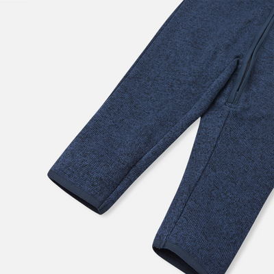 Reima Toddlers' Tahti Fleece Jumpsuit - Jeans Blue leg cuffs