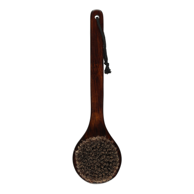 Rento Dark Bamboo Bath Brush round head