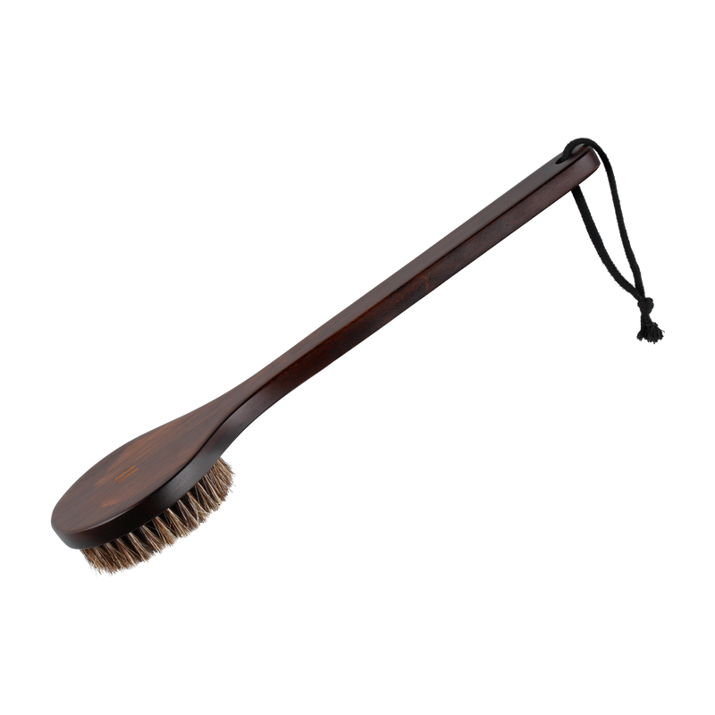 Rento Dark Bamboo Bath Brush bristles