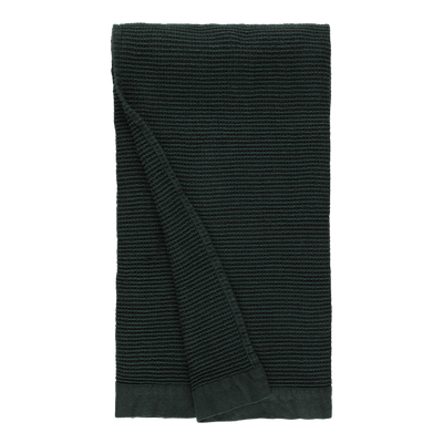 Folded Rento Kenno Bath Towel Dark Green
