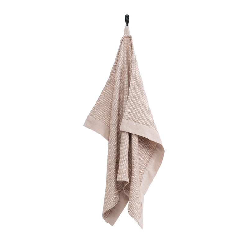 Rento Kenno Hand Towel hanging on hook