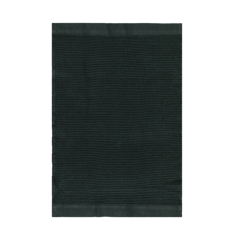 Unfolded Rento Kenno Hand Towel in dark green