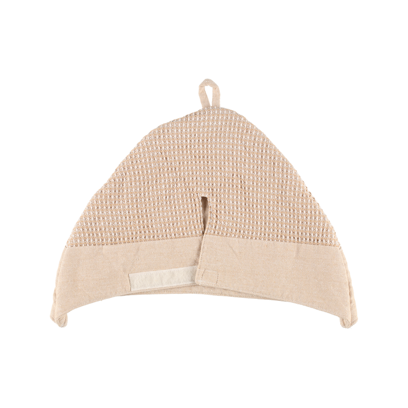 Backside velcro strap of sauna hat