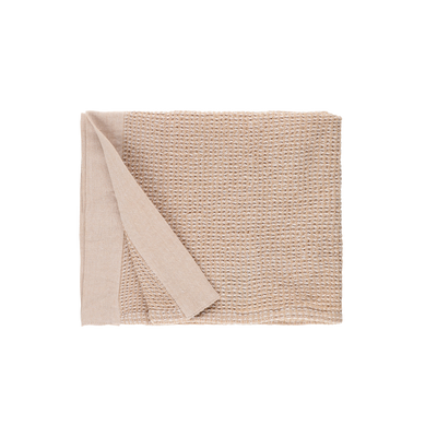 Folded Rento Sauna Seat Cover in Beige