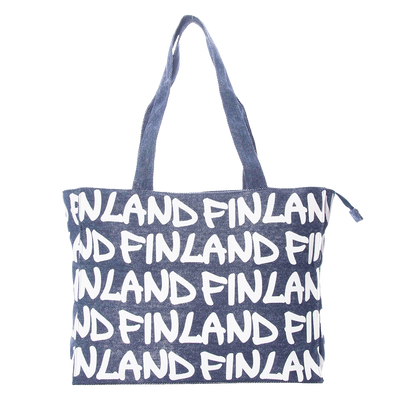 Robin Ruth Classic Finland Canvas Bag blue