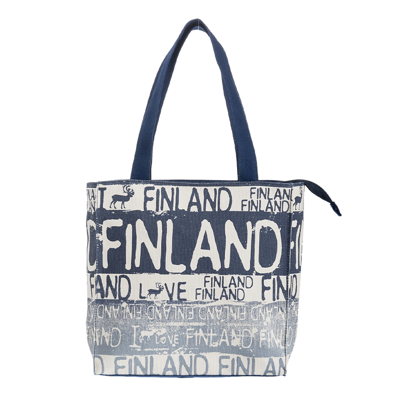 Robin Ruth Finland Reindeer Small Canvas Bag