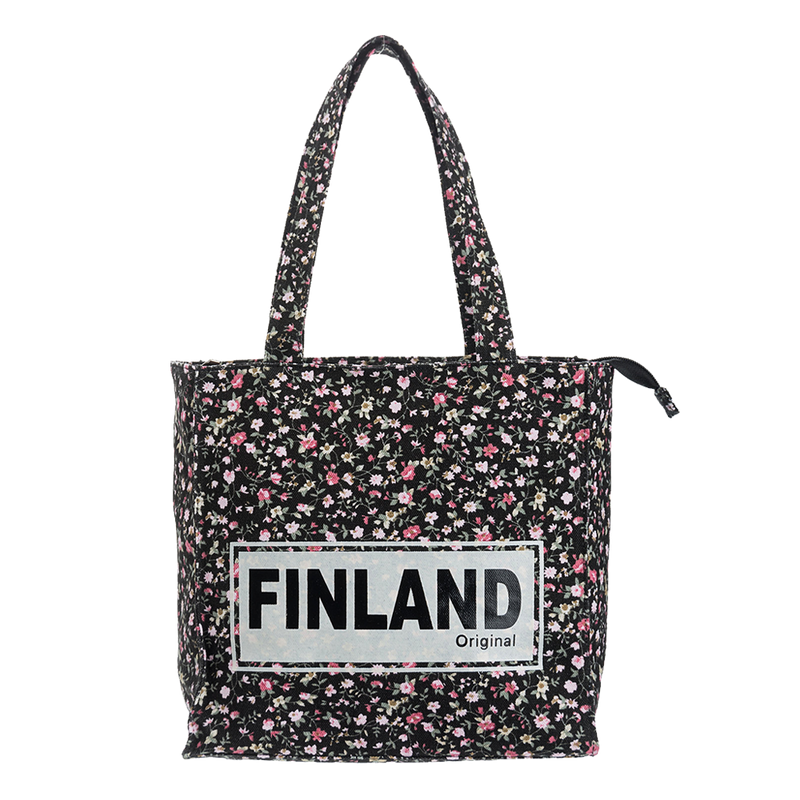 Robin Ruth Finland Flowers Small Canvas Bag