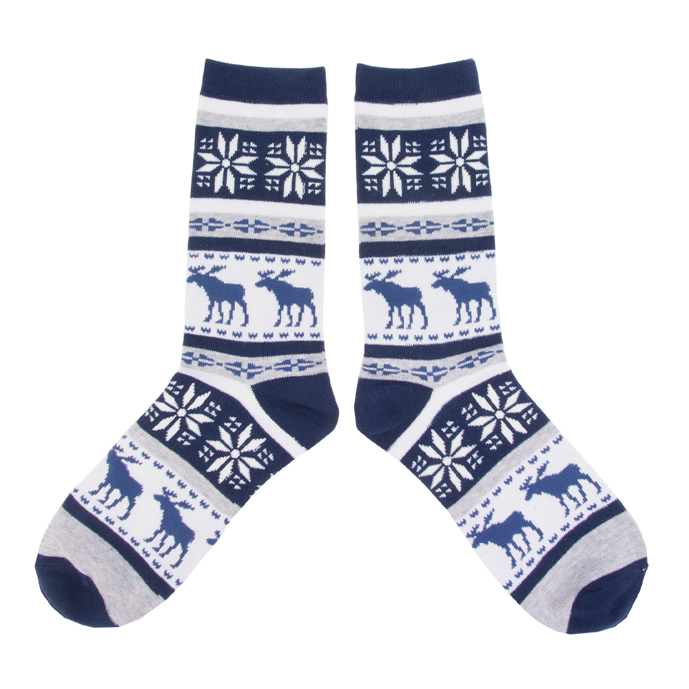Robin Ruth Finland Moose Men's Socks, navy – Touch of Finland