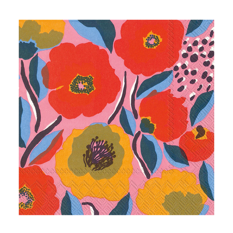 Rosarium Lunch Napkins