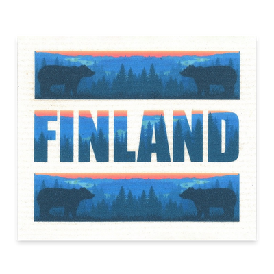 Swedish Dishcloth - Finland Landscape