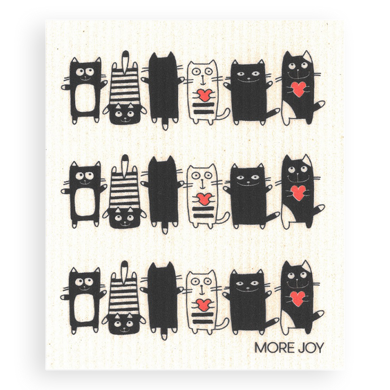 Swedish Dishcloth Funny Cats pattern