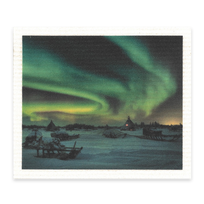 Swedish Dishcloth - Northern Lights