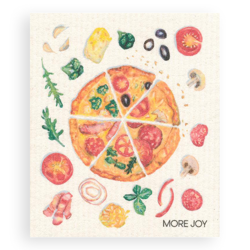 Swedish Dishcloth Pizza theme