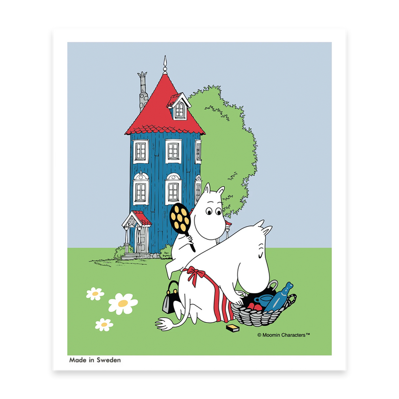 Swedish Dishcloth - Moomin Holiday