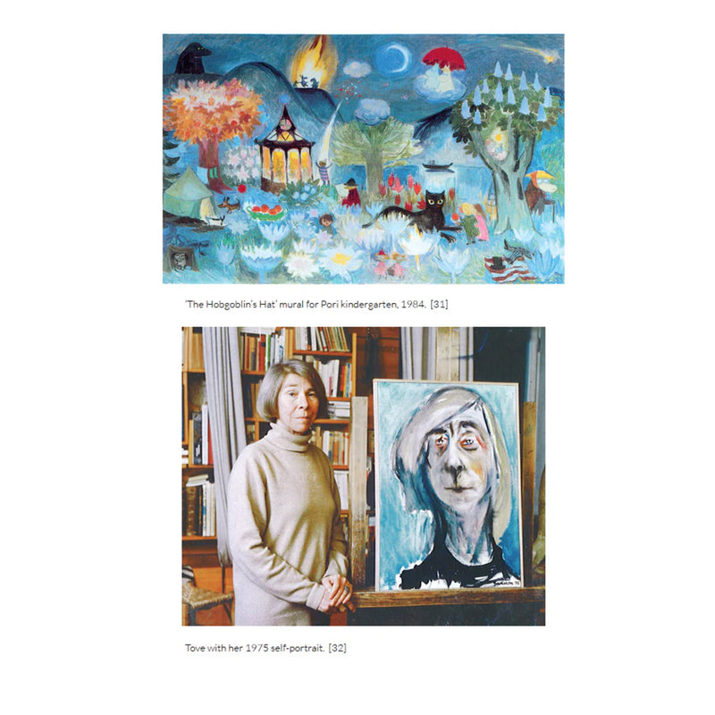 Collage of a mural and a woman with a painting of a face.