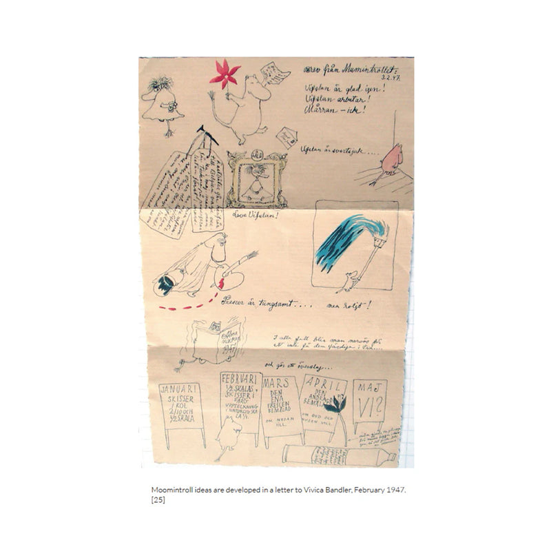 Letter with illustrations and text from 1947, featuring a white background.