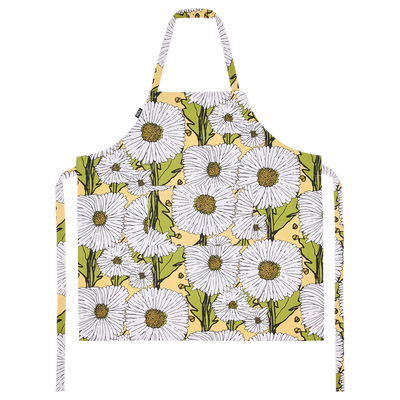 Vallila Hellekesa Apron, green / yellow