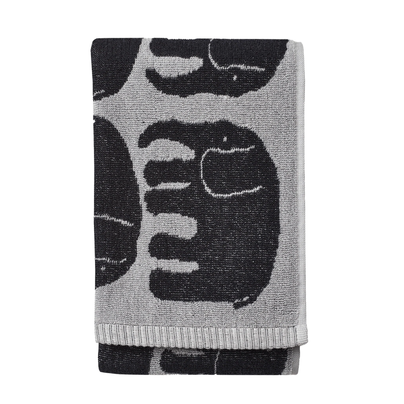 elefantti hand towel black