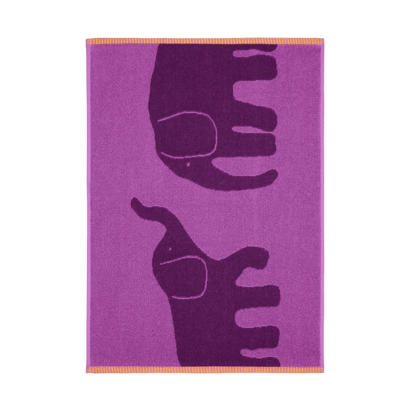 elefantti towel purple