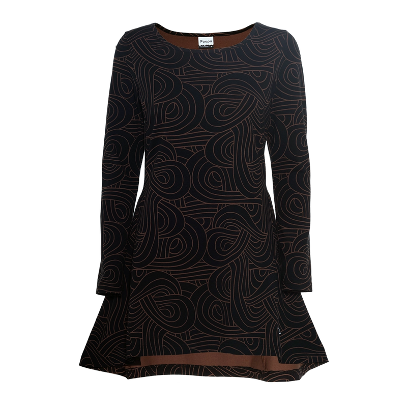 PaaPii Heija Tunic - Loop, brown