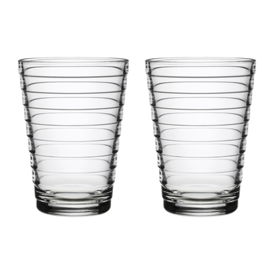 iittala Aino Aalto Clear Large Tumbler (Set of 2)