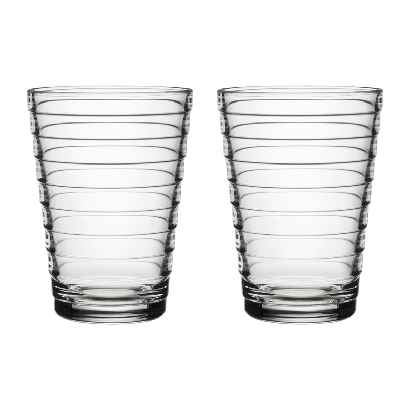 iittala Aino Aalto Clear Large Tumbler (Set of 2)