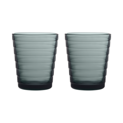 iittala Aino Aalto Dark Grey Medium Tumbler (Set of 2)