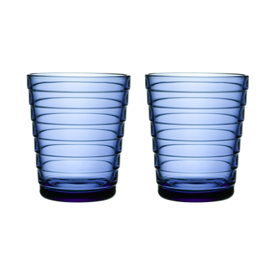 iittala Aino Aalto Ultramarine Blue Medium Tumbler (Set of 2)