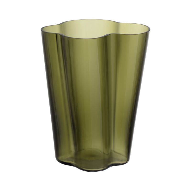 iittala Alvar Aalto Moss Green Vase 10.5"