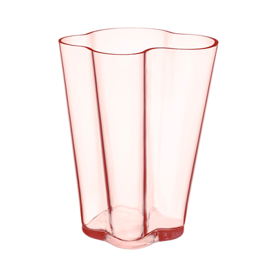 iittala Alvar Aalto Salmon Pink Vase 10.5"
