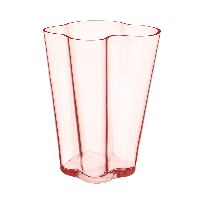 iittala Alvar Aalto Salmon Pink Vase 10.5"
