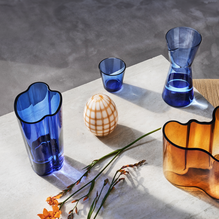 iittala Alvar Aalto Ultramarine Blue Vase 8.75 iittala Alvar Aalto Ultramarine Blue Vase 8.75