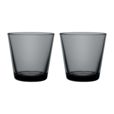 iittala Kartio Dark Grey Medium Tumbler (Set of 2)