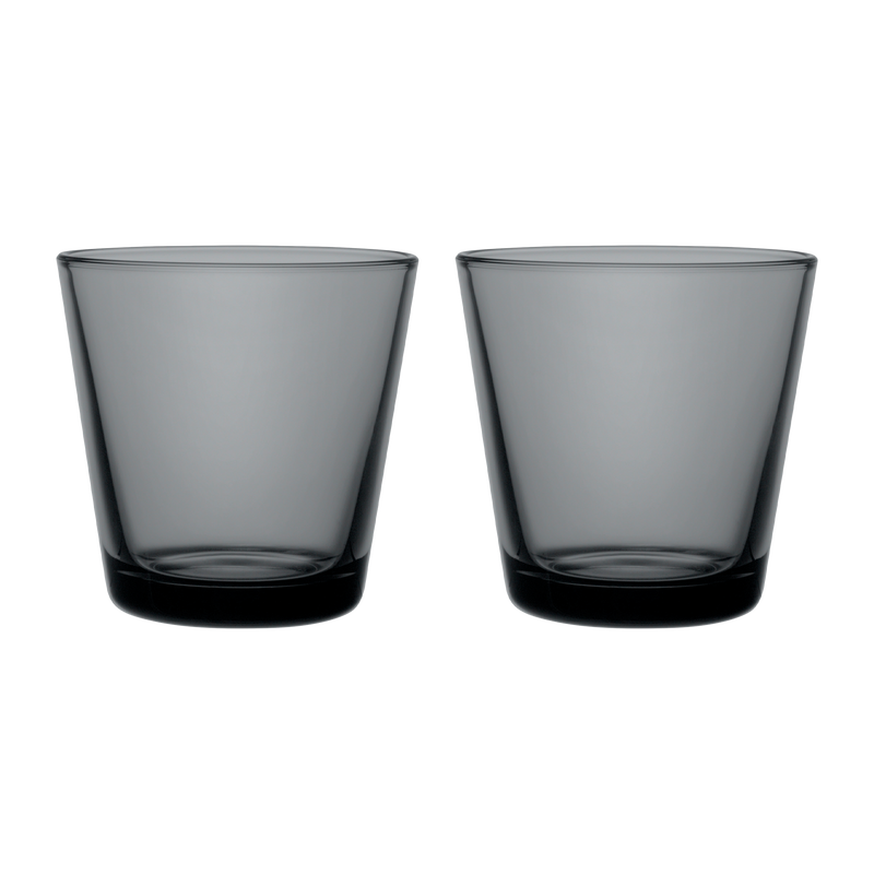 iittala Kartio Dark Grey Medium Tumbler (Set of 2)