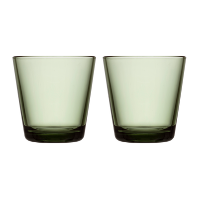 iittala Kartio Pine Green Medium Tumbler (Set of 2)