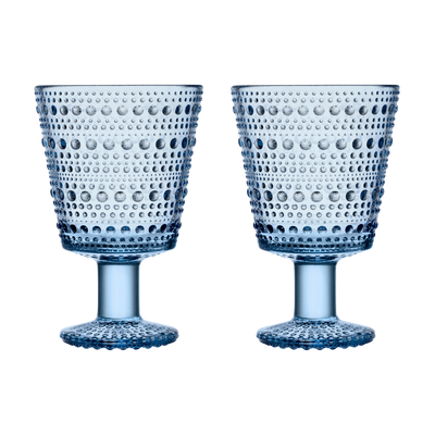 iittala Kastehelmi Dewdrop Aqua Universal Glass (Set of 2)