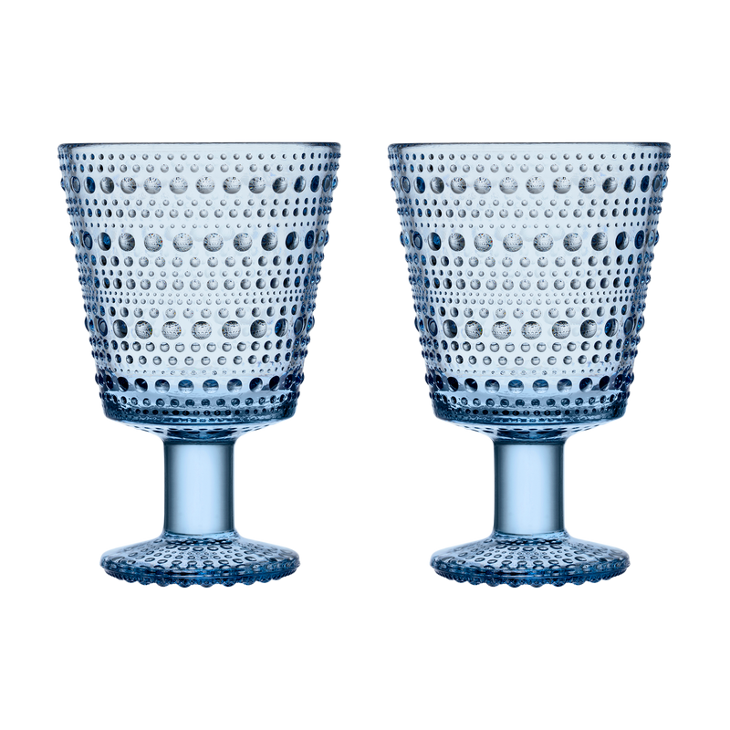 iittala Kastehelmi Dewdrop Aqua Universal Glass (Set of 2)