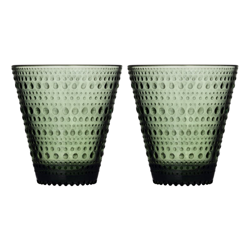 iittala Kastehelmi Dewdrop Pine Green Tumbler