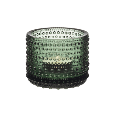 iittala Kastehelmi Dewdrop Votive Pine Green color