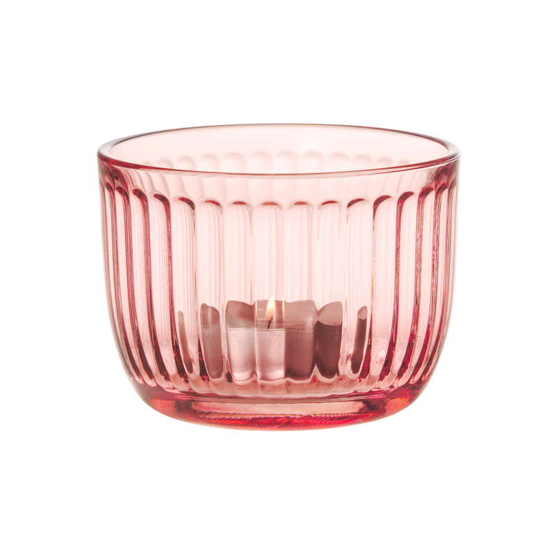 iittala Raami Salmon Pink Candleholder