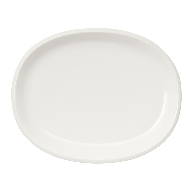 iittala Raami White Oval Serving Platter