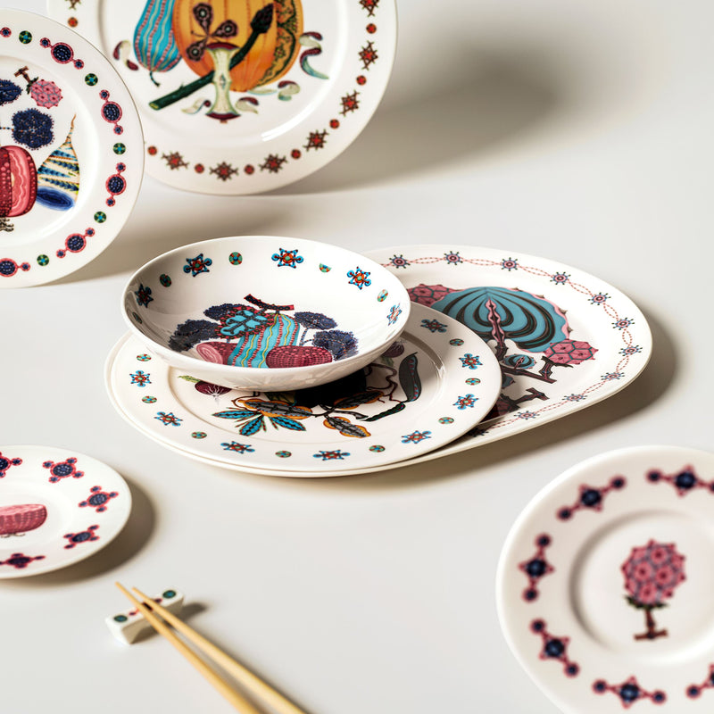 iittala Taika Sato porcelain dinnerware