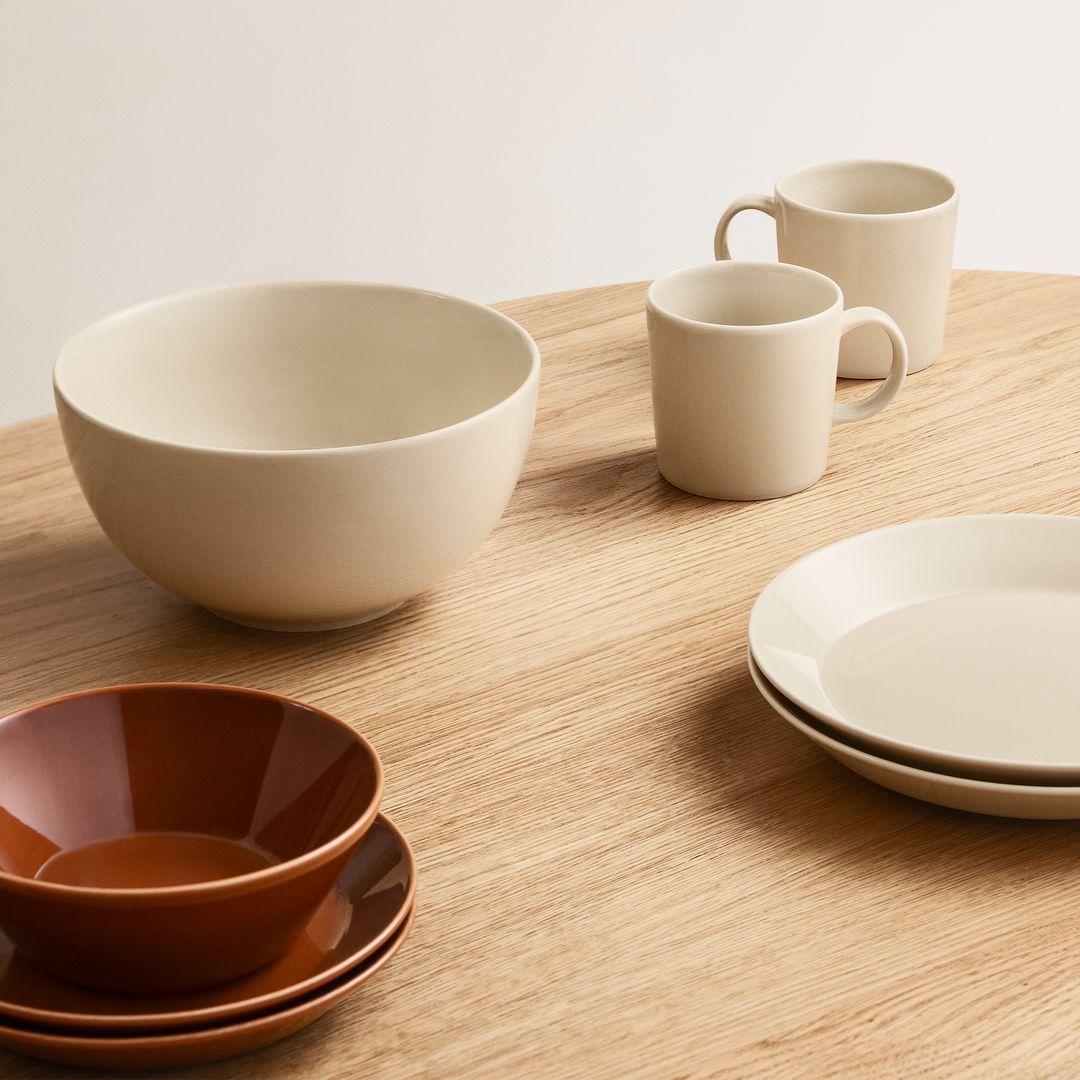 食器  Teema Tiimi linen 8SET iittala Teema Linen Serving Bowl - 55.8 oz (1.65 L) – Touch of Finland