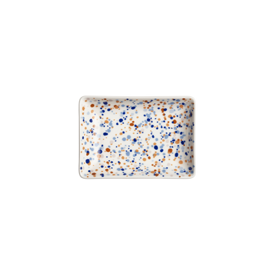 iittala Toikka Helle Brown / Blue Snack Plate